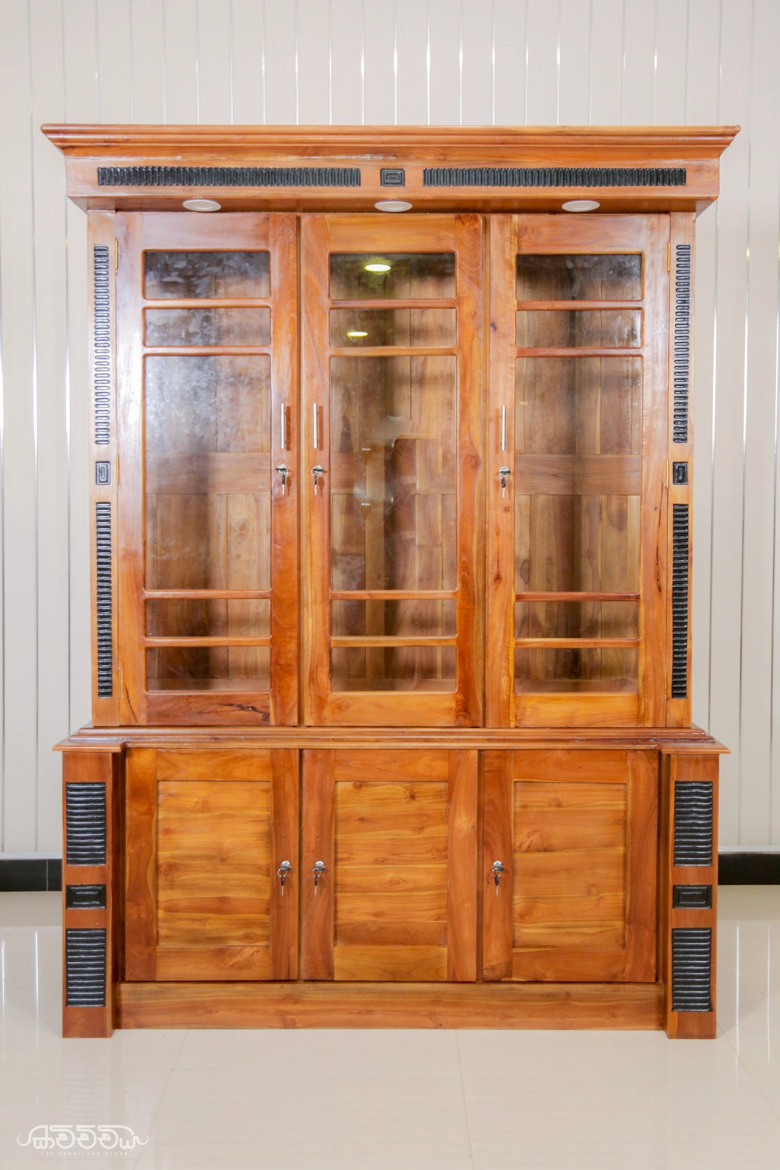 Teak Tower Cupboard | Kavichchiya Furniture