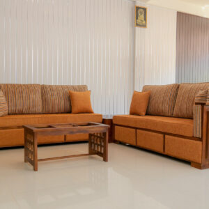 S9 - Teak Bend Sofa Kavichchiya Furniture