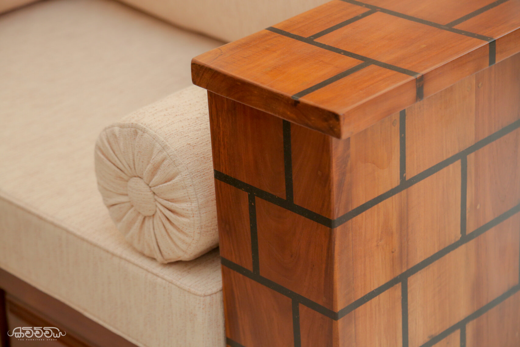 S11 - Teak Haven Sofa - Kavichchiya Furniture