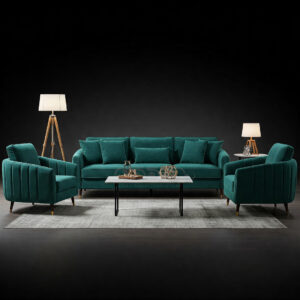 Cozy Green Sofa